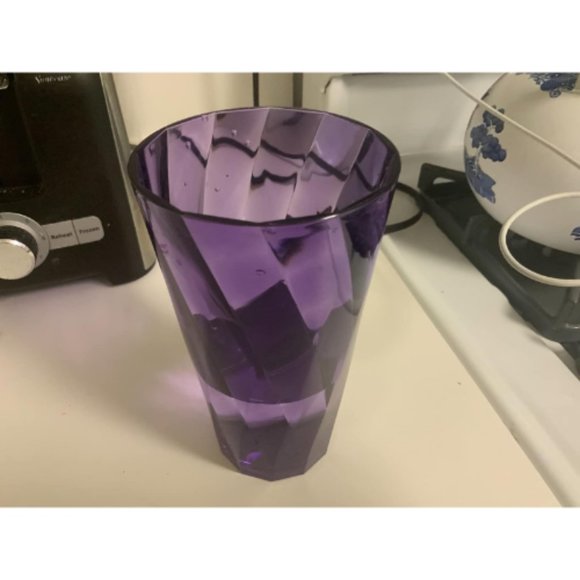 Sourcing Map Clear Plastic Reusable Drinking Glasses, 7.4oz